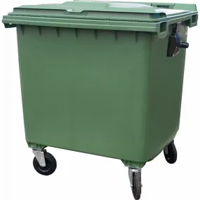 мусорный контейнер п/э 1100 л. на колесах