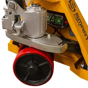 гидравлическая тележка (рохля) с весами bfc-8 (г/п 2000 кг, 1150x560 мм, pdp) смартлифт (smartlift)