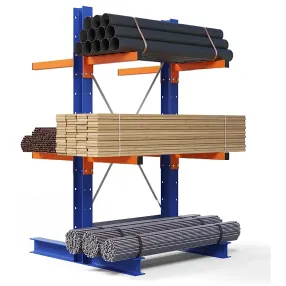 стеллаж консольный двухсторонний 2000х1064х1320 (2 яруса + основание)