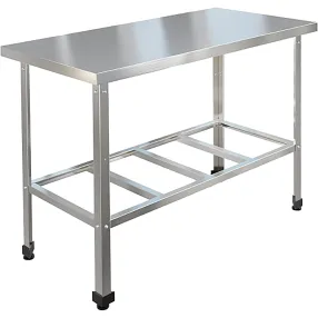 стол производственный без борта с полкой решеткой сп-10/6-р-эк