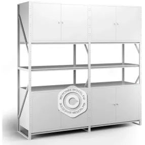 стеллаж с антресолями хозяйственный 3000х3000х800