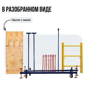 базовый блок вышки-туры всп 0,7х1,6