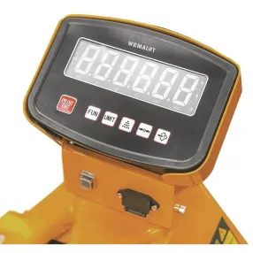 гидравлическая тележка (рохля) с весами bfc (2500 кг, 1150х570 мм, pdp) wemalift