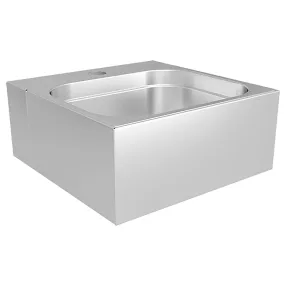 рукомойник настенный вмо-рмн-330 (150х337х331 мм, нерж)