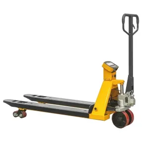 гидравлическая тележка (рохля) с весами bfc-sc (2500 кг, 1150х570 мм, pdp) смартлифт (smartlift)