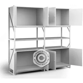 стеллаж с антресолями хозяйственный 3000х3000х800