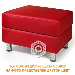 банкетка одноместная бо-2/1 (кожзам эконом белый)