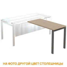 брифинг-приставка nt 120 темный орех/антрацит