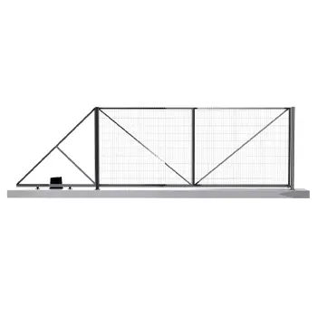 Откатные ворота из 2D сетки